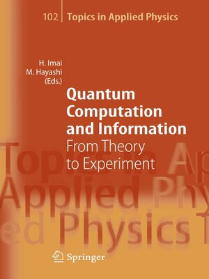 cover image of Quantum Computation and Information